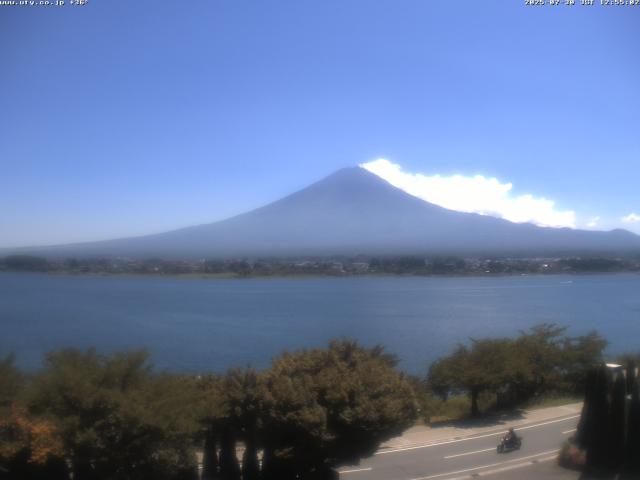 河口湖からの富士山
