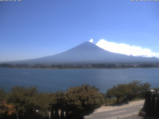 河口湖からの富士山