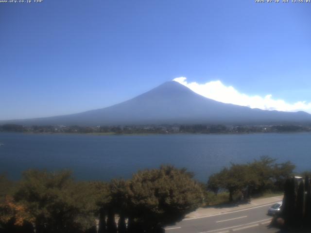 河口湖からの富士山