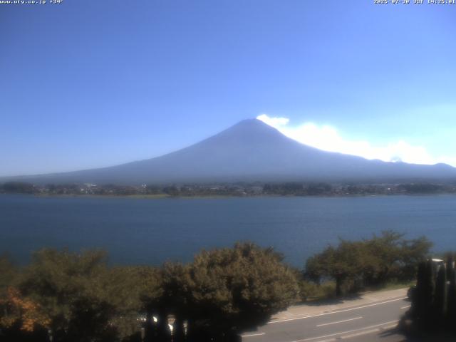 河口湖からの富士山