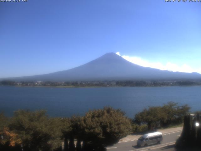 河口湖からの富士山