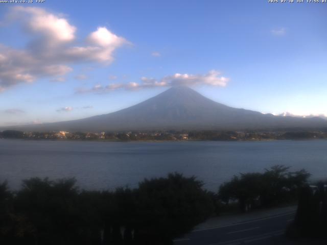 河口湖からの富士山
