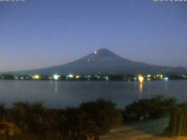 河口湖からの富士山