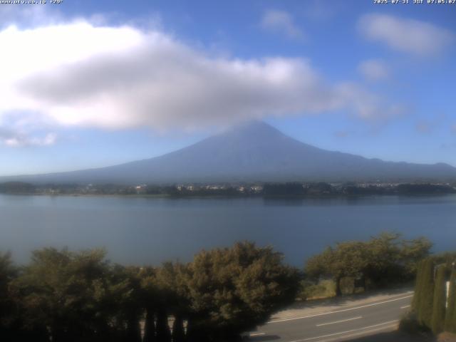 河口湖からの富士山
