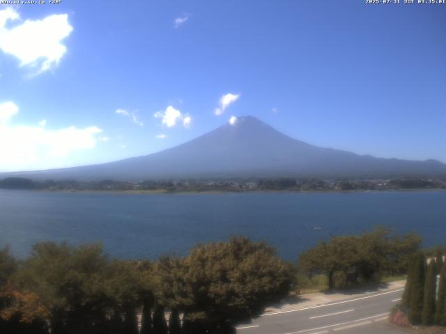 河口湖からの富士山