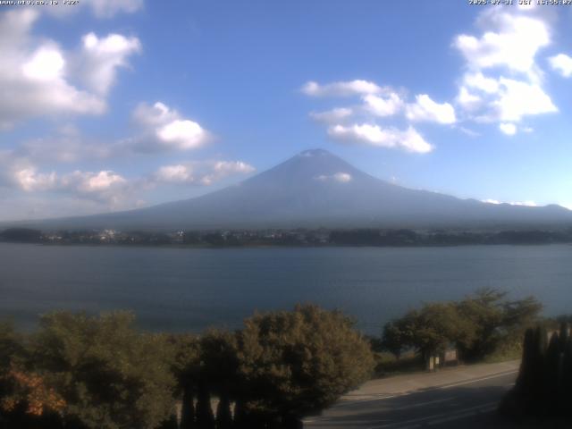 河口湖からの富士山