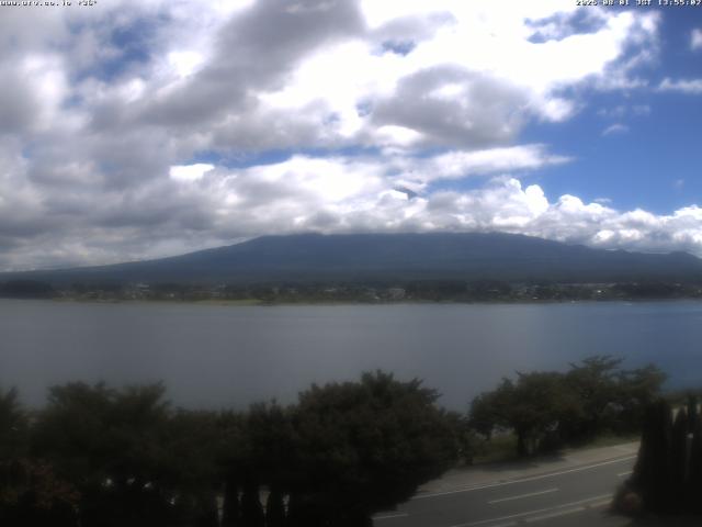 河口湖からの富士山