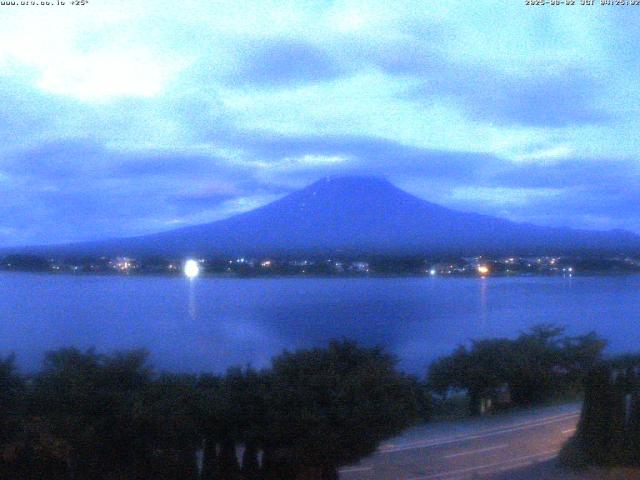 河口湖からの富士山