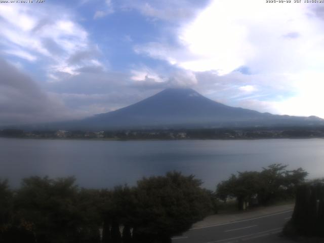 河口湖からの富士山