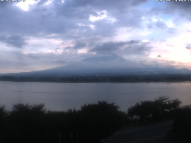 河口湖からの富士山