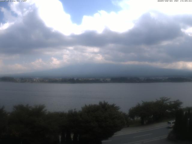 河口湖からの富士山