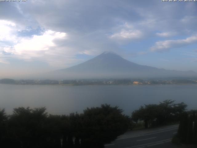 河口湖からの富士山