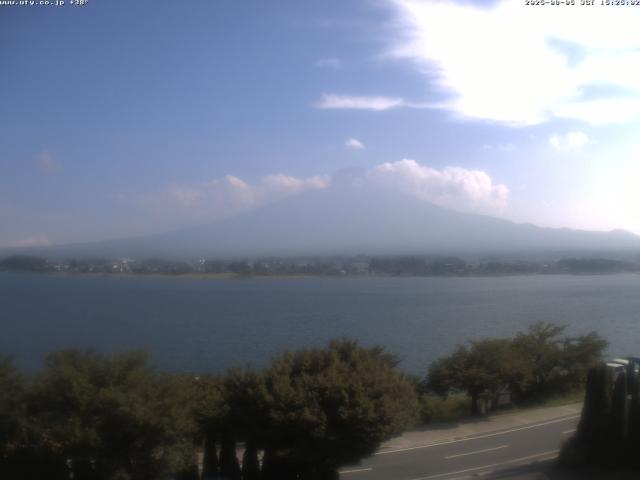 河口湖からの富士山