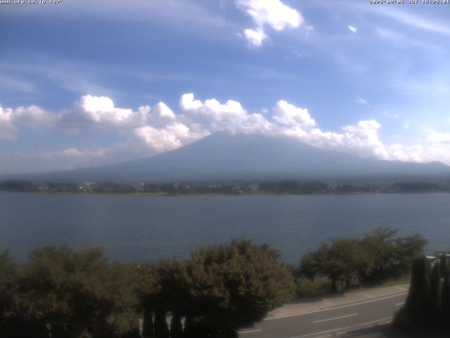 河口湖からの富士山