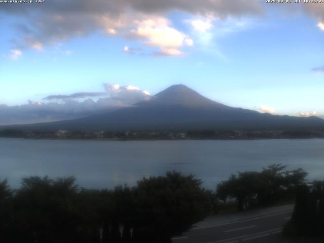 河口湖からの富士山