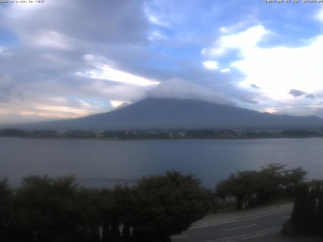 河口湖からの富士山