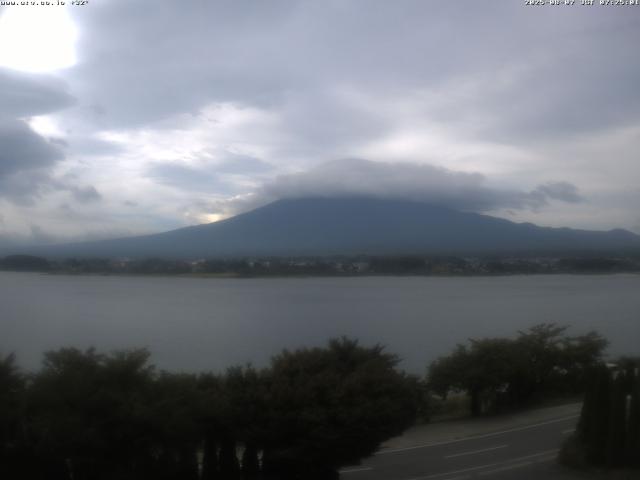 河口湖からの富士山