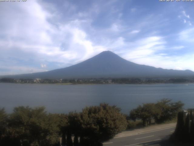 河口湖からの富士山