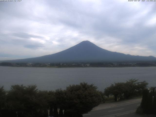 河口湖からの富士山
