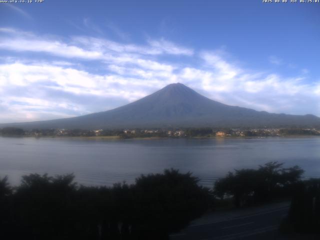 河口湖からの富士山