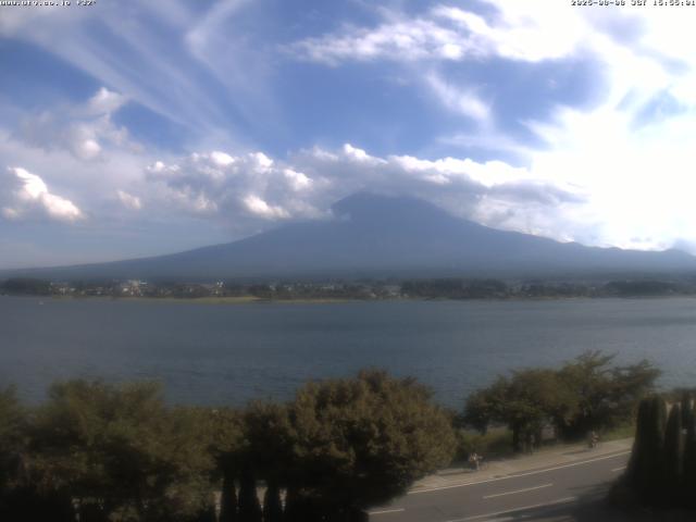 河口湖からの富士山