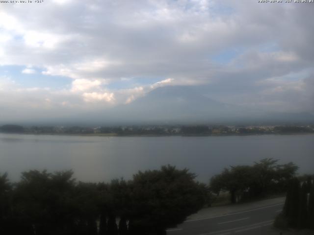 河口湖からの富士山