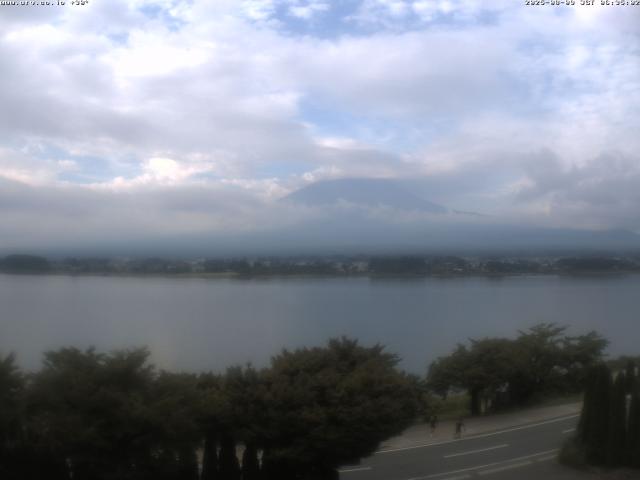 河口湖からの富士山
