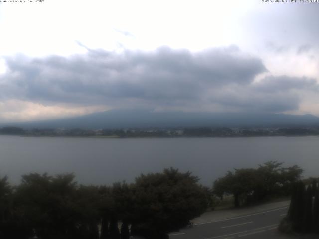 河口湖からの富士山