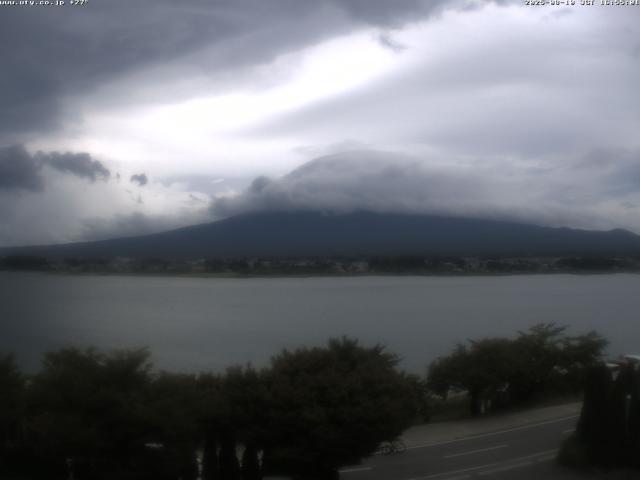 河口湖からの富士山