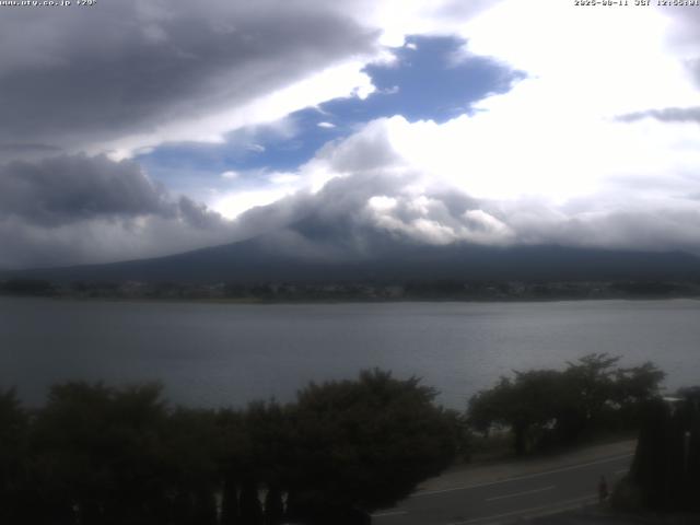 河口湖からの富士山