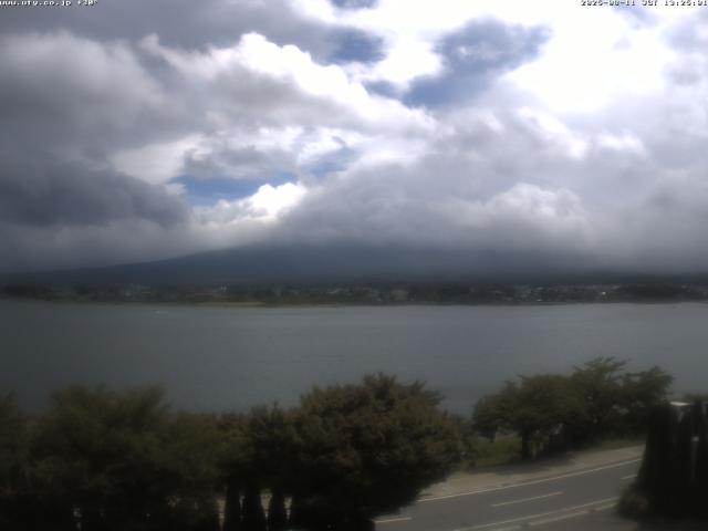 河口湖からの富士山