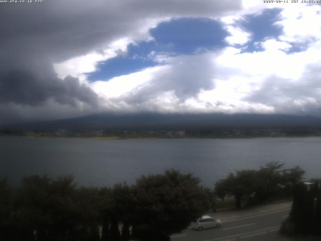 河口湖からの富士山