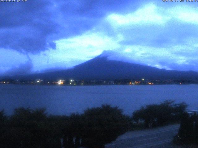 河口湖からの富士山
