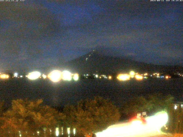 河口湖からの富士山