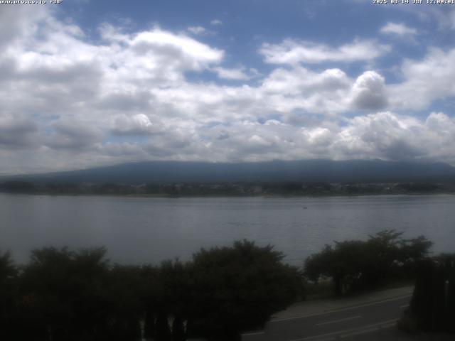 河口湖からの富士山
