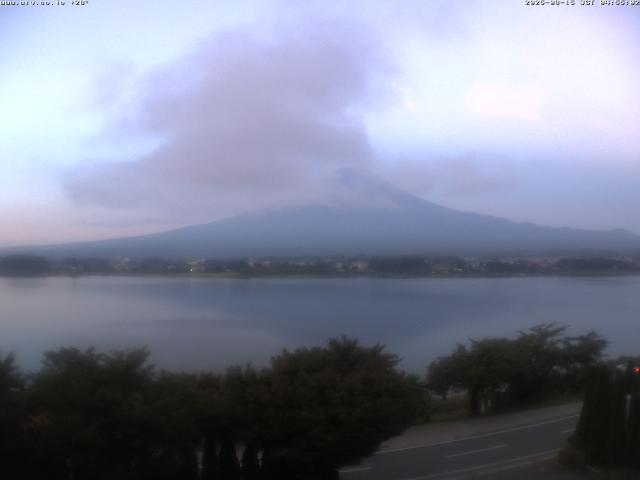 河口湖からの富士山