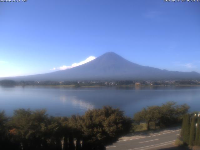 河口湖からの富士山