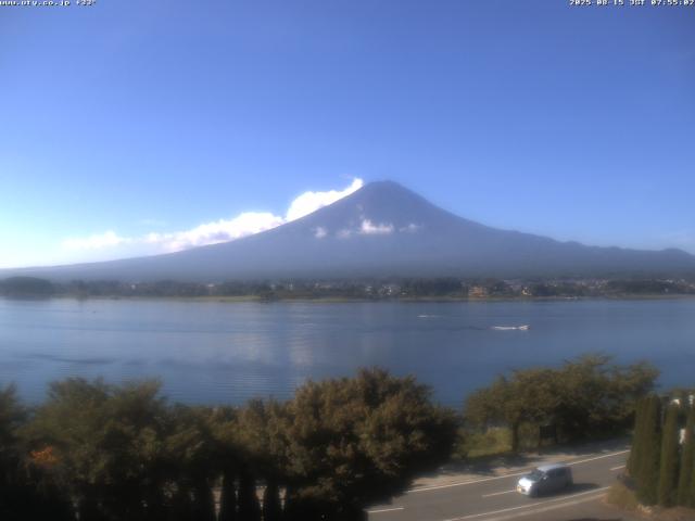 河口湖からの富士山
