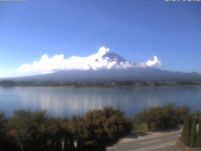 河口湖からの富士山