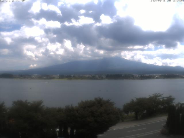 河口湖からの富士山