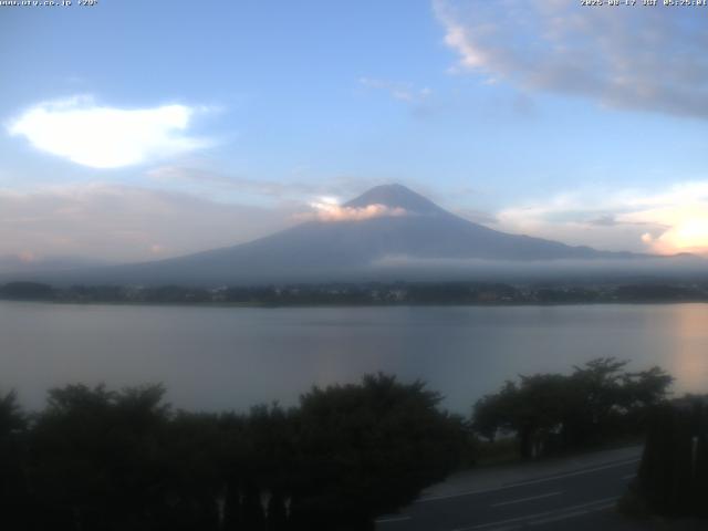 河口湖からの富士山