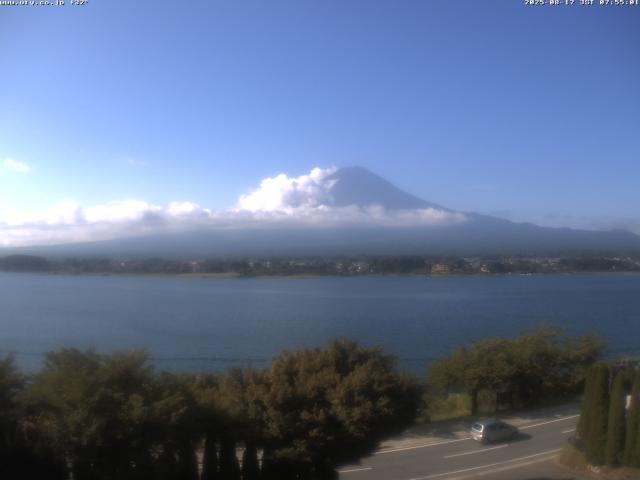 河口湖からの富士山
