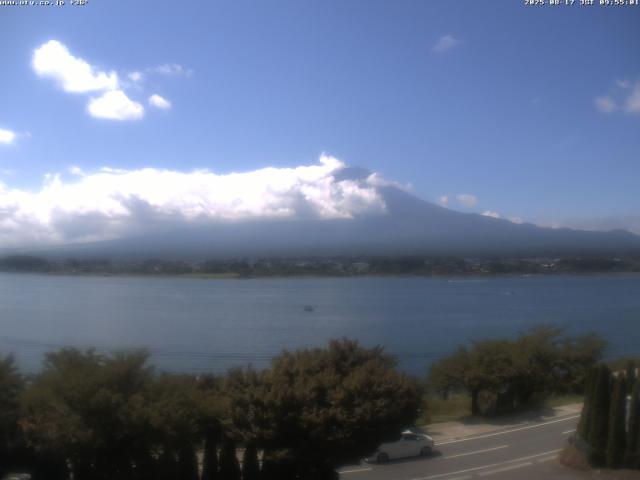 河口湖からの富士山