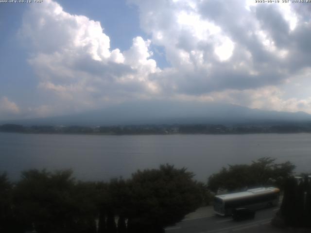 河口湖からの富士山