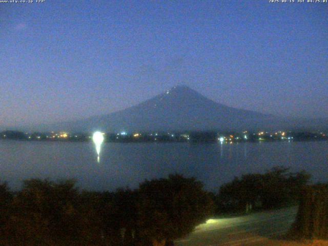 河口湖からの富士山