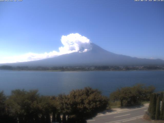 河口湖からの富士山