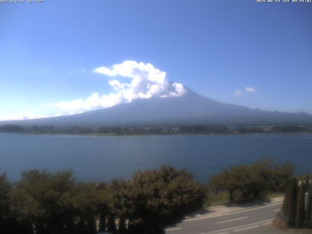 河口湖からの富士山