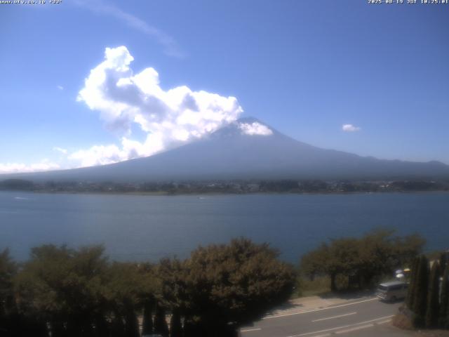 河口湖からの富士山