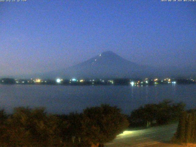 河口湖からの富士山