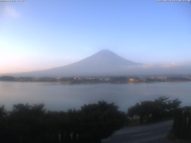河口湖からの富士山